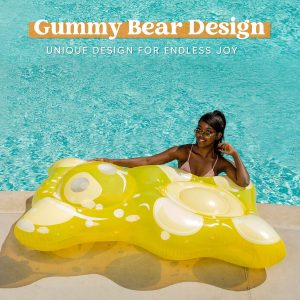 60″ Inflatable Gummy Bear Pool Float – SLOOSH