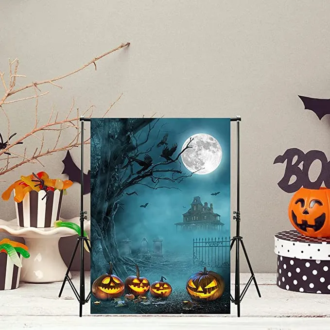 Halloween Backdrop Studio Prop 5 x 7ft
