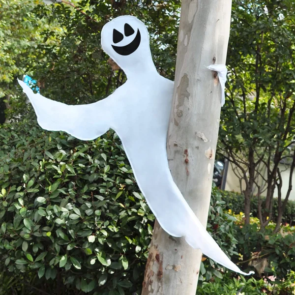 Halloween Bendable Tree Wrap Ghost Decoration
