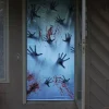 Halloween Window Door Cover Zombie Hands 72 x 30in