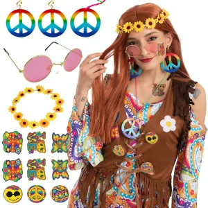 Hippie Wig Set – Adult