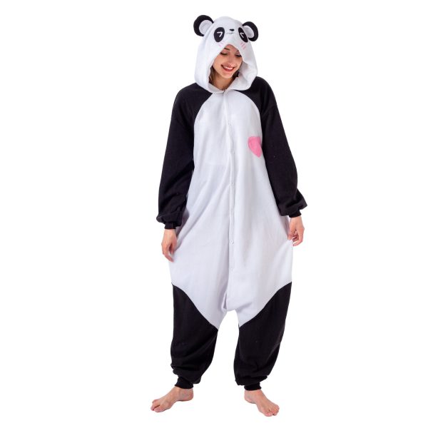 Unisex Panda Animal Pajamas Costume - Adult