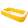 120in Inflatable Orange Transparent Kiddie Pool