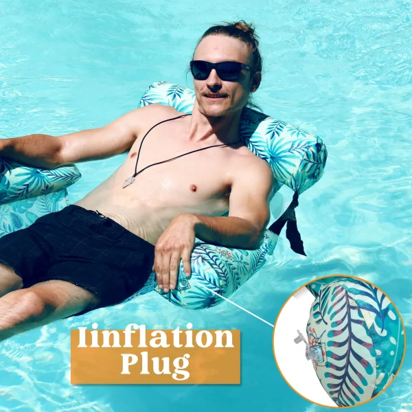 Inflatable Swimming Pool Water Lounge Chair for Adult