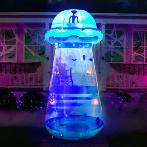 9ft Inflatable UFO Yard Halloween Decoration