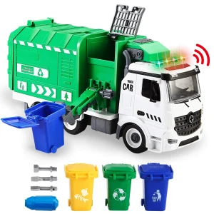 Jumbo Recycle Garbage Truck Toy with Light and Sounds