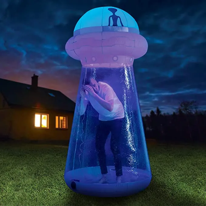 Inflatable ufo alien halloween decorations