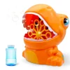 Kids Dinosaur Bubble Machine with Bubble Solutions