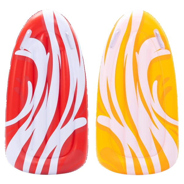 2 Pack Kids Inflatable Bodyboards for Swimming