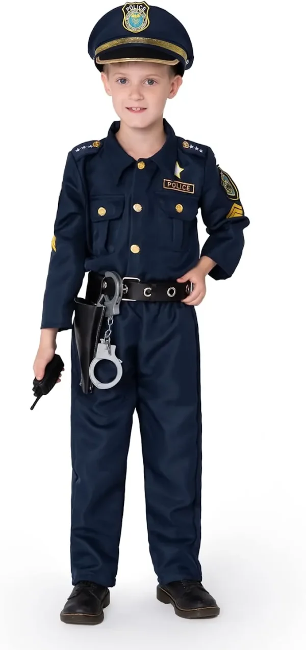 Classic Kids Police Officer Costume and Role Play Kit