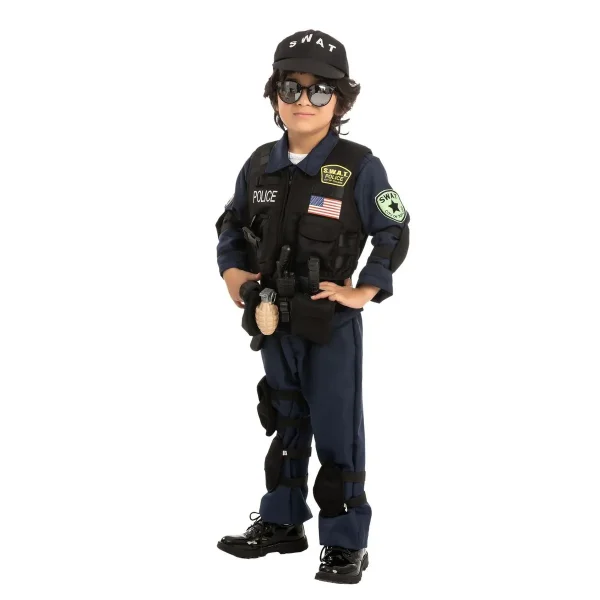 Fearless Kids SWAT Halloween Costume