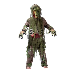 Kids Swamp Skeleton Zombie Halloween Costume