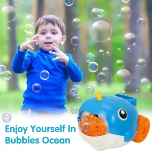 Kids Whale Bubble Machine Blower