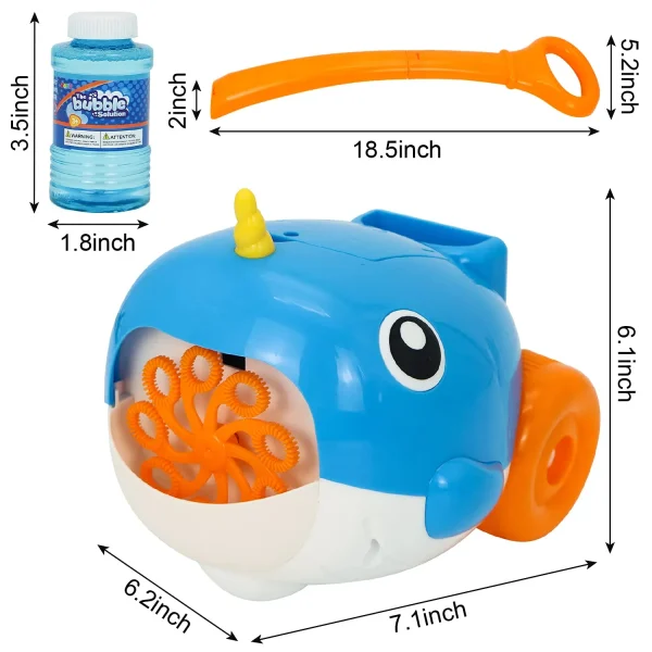 Kids Whale Bubble Machine Blower