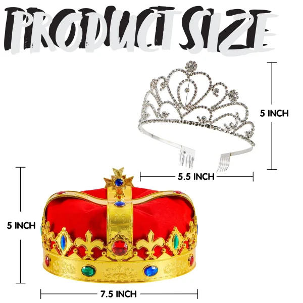 King and Queens Royal Crown Halloween Costume
