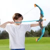 LED Bow and Arrow for Kids, Light Up Archery Toy Play Set