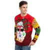 Light Up Mens Santa Ugly Christmas Sweater