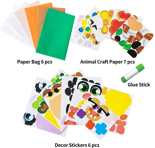 Make Your Own Puppet Kit,  6 Designs