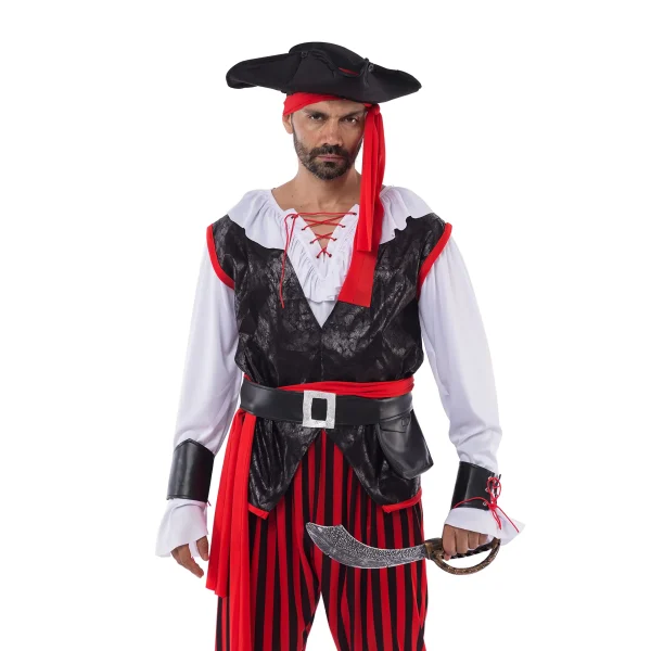 Men Sea Captain Pirate Halloween Costume