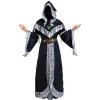 Men Sorcerer Medieval Warlock Halloween Costume (2)