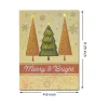 72pcs Foil Merry Christmas Greeting Card