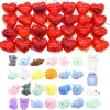 28Pcs Mochi Squishy Toys Prefilled Hearts with Kids Valentines Cards