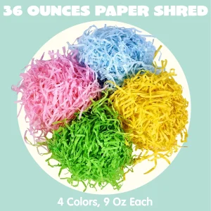 1000g Multicolor Rainbow Easter Grass Paper Shred 36oz
