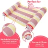 2pcs 4 in 1 Hammock Inflatable Pool Float Lounger