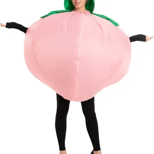 Adult Peach and Eggplant Couple Inflatable Costume