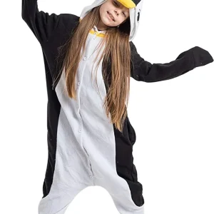Kids Penguin Halloween Onesie Pajamas