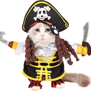 Pet Halloween Pirates Cat Costume