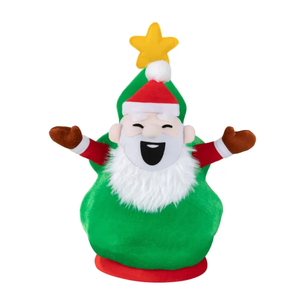 Plush Christmas Santa Tree Hat