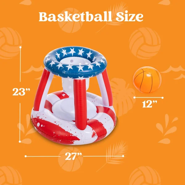 Pool Floats American Flag for Volleyball and Basketball