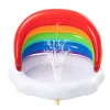 Kids Rainbow Sprinkler Pool Inflatable with Canopy