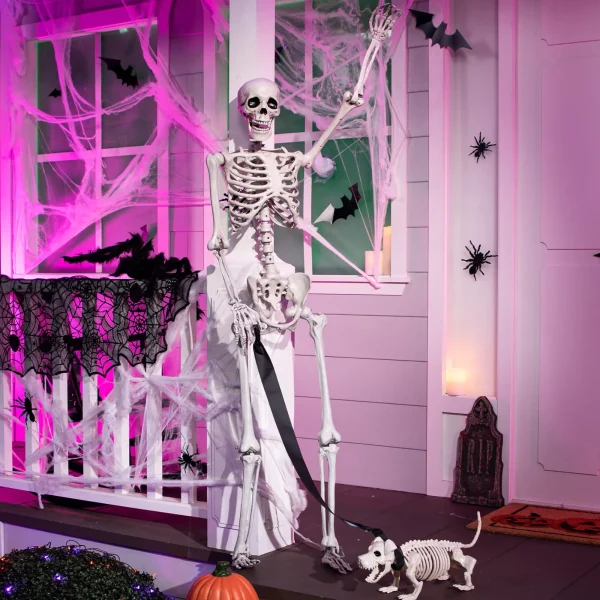 Posable Skeleton Halloween Decoration 5ft