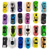 24Pcs Die Cast Toy Cars Prefilled Easter Eggs 3.2in