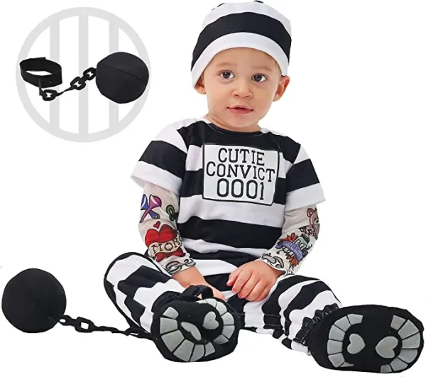 Baby Prisoner Convict Costume