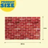 Red Brick Wall Backdrop Wall Decoration (4ft x 30ft)