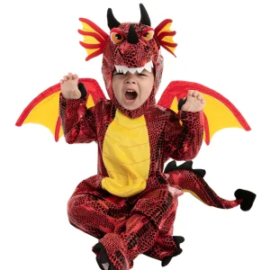 Kids Red Dragon Halloween Costume