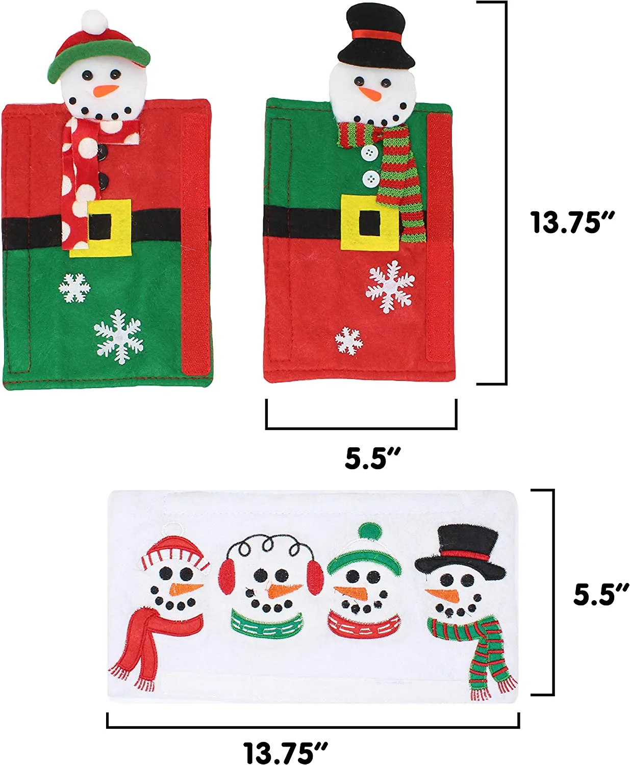  Christmas Snowman Magnetic Fireplace Cover 36x30