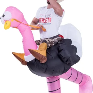 Adult Inflatable Riding Ostrich Costume