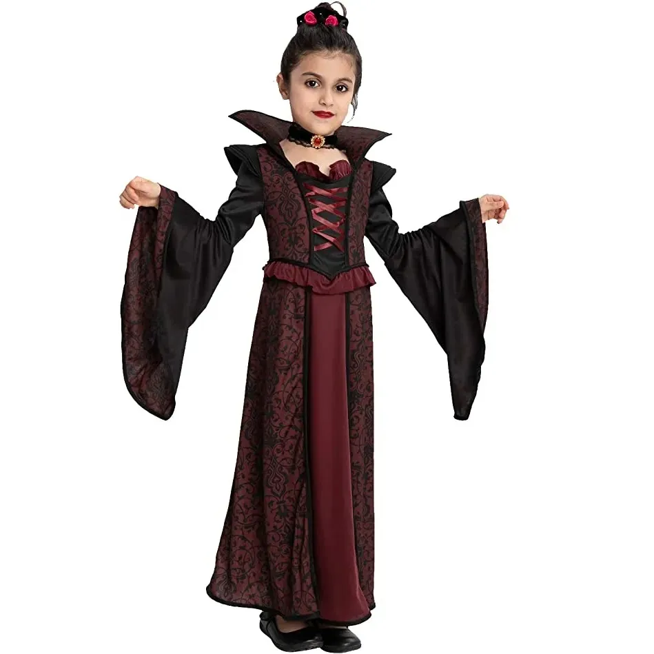 Scarlet Vampiress Costume For Dress-Up,Halloween,Theme Parties Size L 