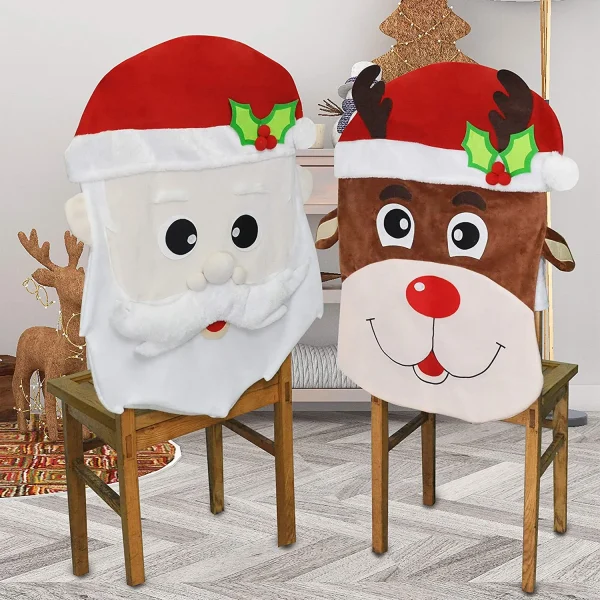 Santa & Dear Decorative Dining Room Chair Covers