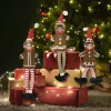 3pcs Christmas Gingerbread Santa Costume Set