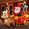 6ft Large Santa Claus on Sleigh Inflatable