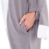 Unisex Adult Sloth Plush Pajamas Halloween Costume