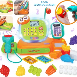 Kids Pretend Play Calculator Cash Register