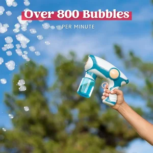 Musical Smoke Bubble Gun with 2 Solutions