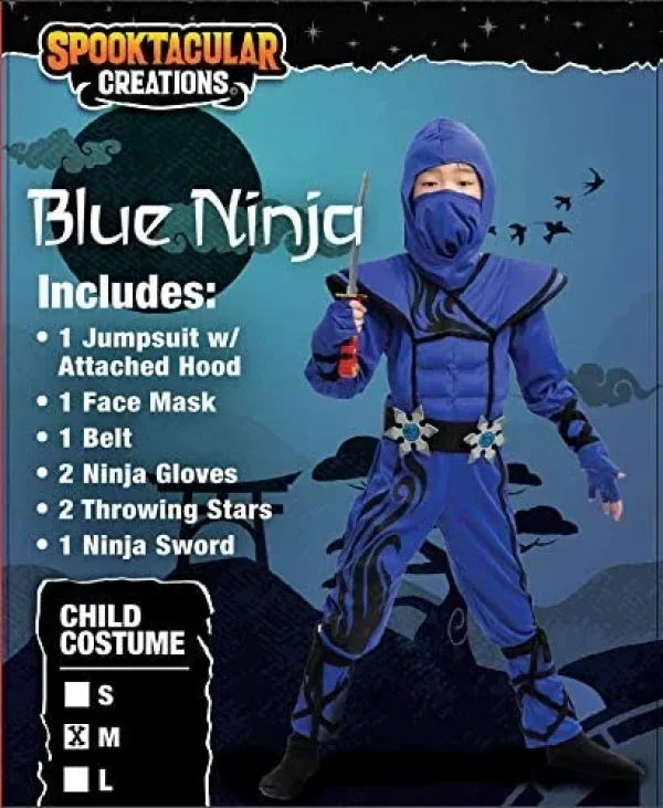 Kids Blue Ninja Costumes