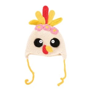 Thanksgiving Christmas Beanie Turkey Knitted Hat Cap